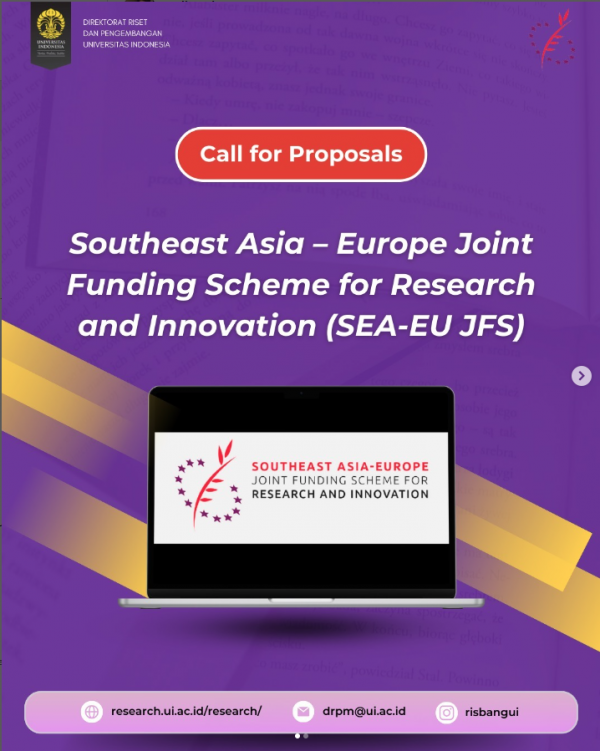 Call For Proposals SEA EU Joint Funding Scheme For Research And