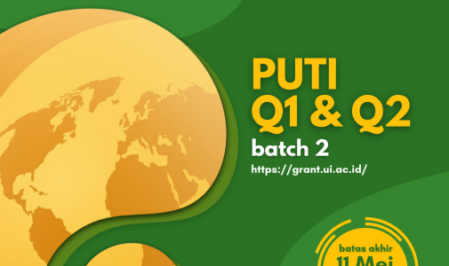 Pendaftaran dan Submit Proposal PUTI Q1 dan Q2 Batch 2