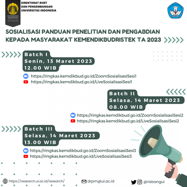 Sosialisasi Panduan Penelitian Dan Pengabdian Kepada Masyarakat ...