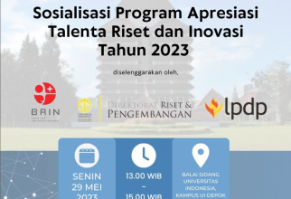 Sosialisasi Program Apresiasi Talenta Riset dan Inovasi Tahun 2023