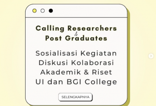 Sosialisasi Kegiatan Diskusi Kolaborasi Akademik & Riset UI dan BGI College